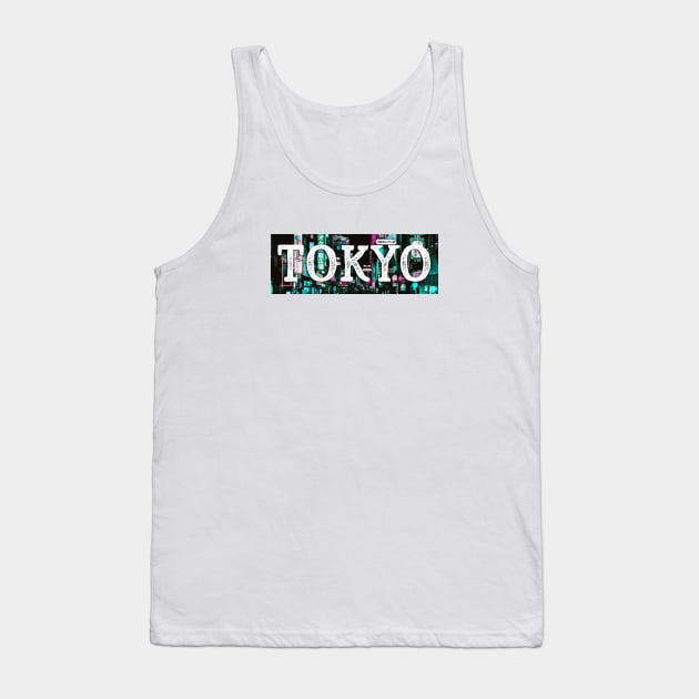 Tokyo City Tank Top by FRD ArtDesign